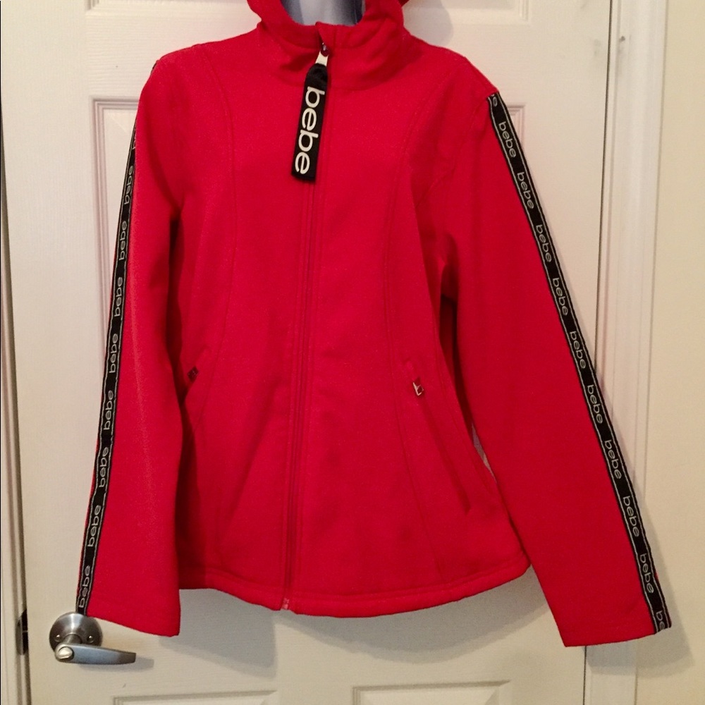 Bebe Red Hot Jacket NWOT